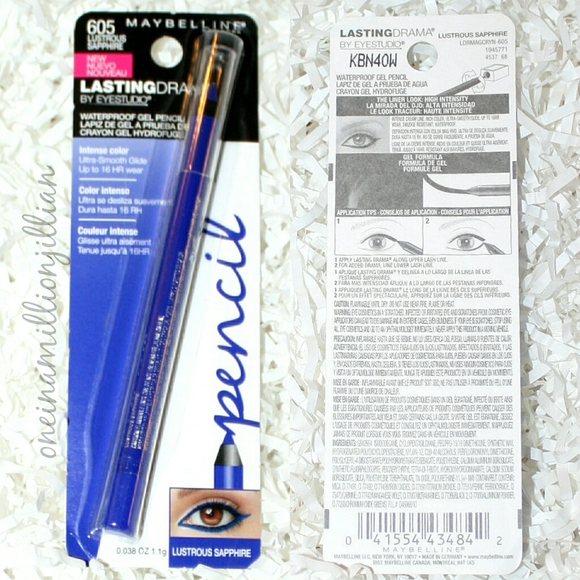 Maybelline Waterproof Gel Eye Liner Pencil - Blue - Picture 3 of 4